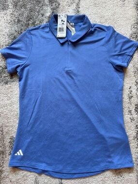 Women’s adidas Periwinkle Short Sleeve Polo